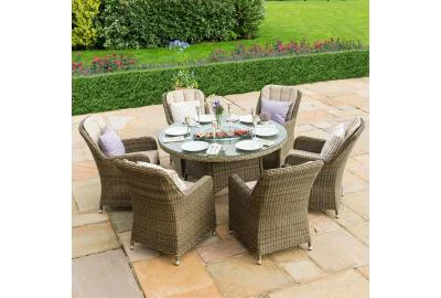 Winchester venice 6 Seat Round Dining Set - Ice Bucket