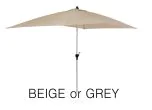 3x2m rectangular parasol 