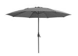 Maze Capri 3.5m Round Tilting Parasol with Crank Handle - Charcoal Grey
