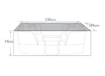 Maze Rattan Cheltenham and Cotswold Daybed Garden Furniture Cover 