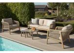 Maze - Rope Martinique 2 Seat Sofa Set - Acacia Frame