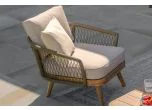 Maze - Bali Wood Platform Corner Sofa Set