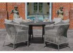 Maze - Maldives Rope Weave 4 Seat Round Dining Set