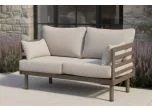 Maze - Metro Aluminium 2 Seat Garden Sofa - Café Almond