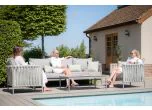 Maze - Rope Weave Milan 3 Seat Sofa Set - Aluminium Frame