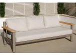 Maze - Sicily Rope Weave 3 Seat Sofa - Café Frame