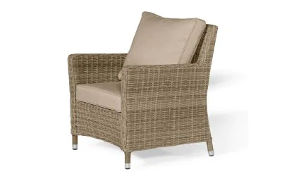 Maze - Winchester Rattan Venice Armchair - White Up