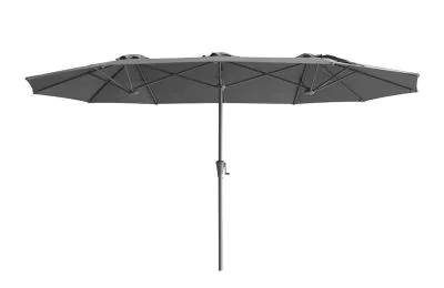Maze Capri 2.2 x 4m Rectangular Parasol - Charcoal Grey