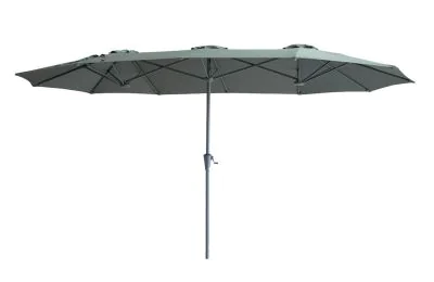 Maze Capri 2.2 x 4m Rectangular Parasol - Oil Green