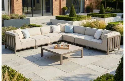 Aluminium Ibiza Large Corner Sofa Set