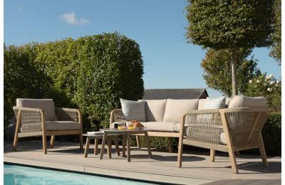 Maze - Rope Weave Martinique 3 Seat Sofa Set  