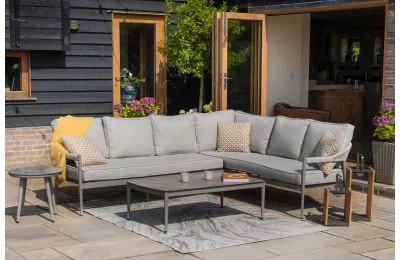 Maze - Rope Weave Florence Large Corner Sofa Set with Rectangular Coffee Table 