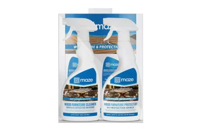 Maze - Wood Garden Furniture Cleaning & Protector Kit - Front Cover