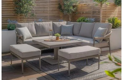 Maze - Rope Weave Florence Corner Dining Set with Rising Table