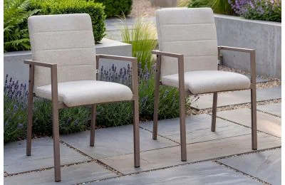 Maze - Outdoor Fabric Pair of Ibiza Dining Chairs