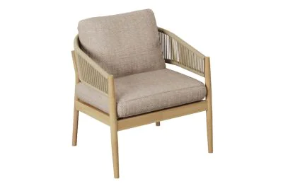 Maze Porto Rope Weave Corner Sofa Set with Lounge Chair