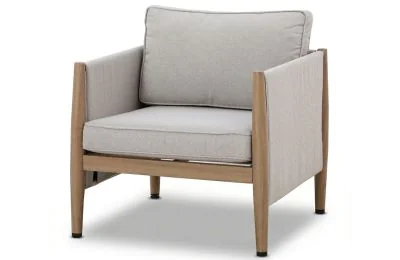 Maze - Burford Aluminium Lounge Chair - Almond