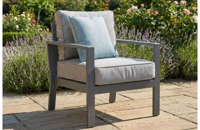 Maze - Montreal Aluminium Garden Armchair - Cool Linen