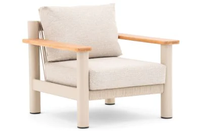 Maze - Sicily Rope Weave Armchair - Latte