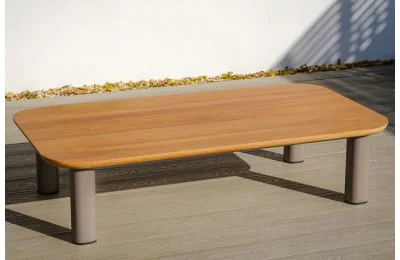 Maze - Sicily Teak Rectangular Coffee Table - Café